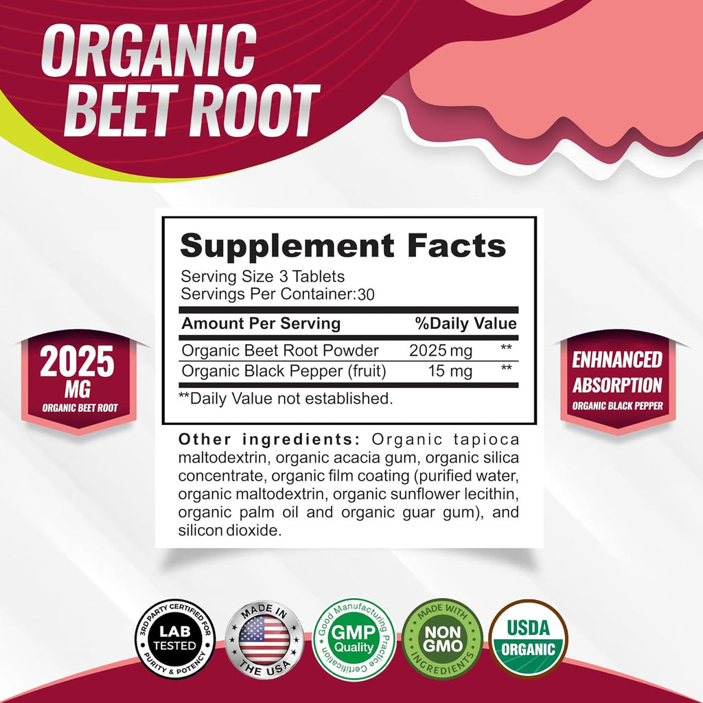 Organic Beet Root Tablets
